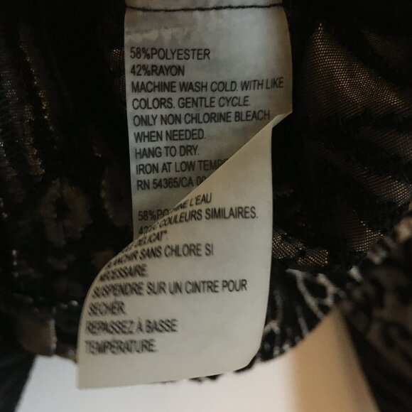 TanJay Gold and Black Patchwork Tiger Stripe & Leopard Spots Tapestry Jacket - Picture 11 of 16